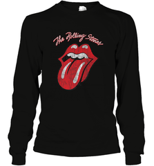 Mens The Rolling Stones Script Tongue Logo Long Sleeve T-Shirt Long Sleeve T-Shirt - skytshirtshop