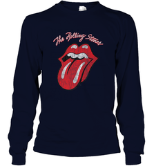 Mens The Rolling Stones Script Tongue Logo Long Sleeve T-Shirt Long Sleeve T-Shirt - skytshirtshop