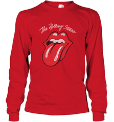Mens The Rolling Stones Script Tongue Logo Long Sleeve T-Shirt Long Sleeve T-Shirt - skytshirtshop