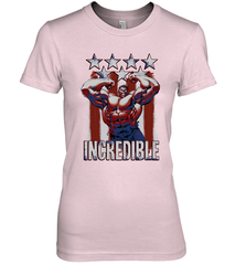 Marvel Hulk Incredible Stars and Stripes Women's Premium T-Shirt Women's Premium T-Shirt - skytshirtshop
