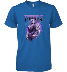 Marvel Infinity War Thanos Purple Distressed Men's Premium T-Shirt Men's Premium T-Shirt - skytshirtshop
