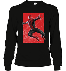 Marvel Spider Man Far From Home Web Swinging Poster Long Sleeve T-Shirt Long Sleeve T-Shirt - skytshirtshop