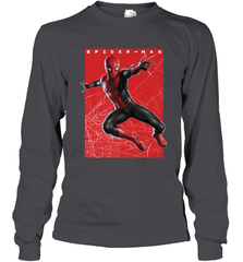 Marvel Spider Man Far From Home Web Swinging Poster Long Sleeve T-Shirt Long Sleeve T-Shirt - skytshirtshop