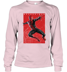 Marvel Spider Man Far From Home Web Swinging Poster Long Sleeve T-Shirt Long Sleeve T-Shirt - skytshirtshop