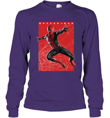 Marvel Spider Man Far From Home Web Swinging Poster Long Sleeve T-Shirt Long Sleeve T-Shirt - skytshirtshop