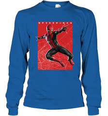 Marvel Spider Man Far From Home Web Swinging Poster Long Sleeve T-Shirt Long Sleeve T-Shirt - skytshirtshop