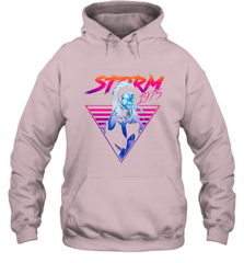 Marvel X Men Storm 80's Neon Retro Triangle Hooded Sweatshirt Hooded Sweatshirt - skytshirtshop