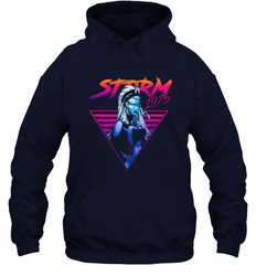 Marvel X Men Storm 80's Neon Retro Triangle Hooded Sweatshirt