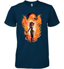 Marvel X Men Rise Of The Dark Phoenix Flames Men's Premium T-Shirt Men's Premium T-Shirt - skytshirtshop