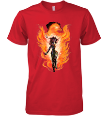 Marvel X Men Rise Of The Dark Phoenix Flames Men's Premium T-Shirt Men's Premium T-Shirt - skytshirtshop
