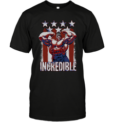 Marvel Hulk Incredible Stars and Stripes Men's T-Shirt