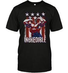 Marvel Hulk Incredible Stars and Stripes Men's T-Shirt Men's T-Shirt - skytshirtshop