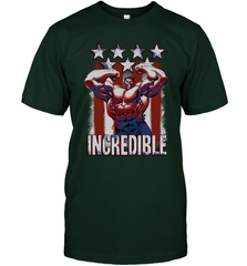 Marvel Hulk Incredible Stars and Stripes Men's T-Shirt Men's T-Shirt - skytshirtshop