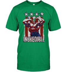 Marvel Hulk Incredible Stars and Stripes Men's T-Shirt Men's T-Shirt - skytshirtshop