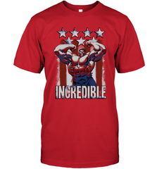 Marvel Hulk Incredible Stars and Stripes Men's T-Shirt Men's T-Shirt - skytshirtshop