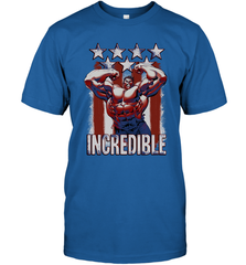 Marvel Hulk Incredible Stars and Stripes Men's T-Shirt Men's T-Shirt - skytshirtshop