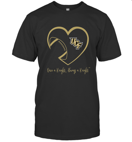 UCF Knights Football Inside Heart  Team  Apparel Men's T-Shirt Men's T-Shirt / Black / S Men's T-Shirt - skytshirtshop