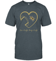 UCF Knights Football Inside Heart  Team  Apparel Men's T-Shirt Men's T-Shirt - skytshirtshop