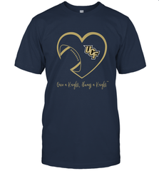 UCF Knights Football Inside Heart  Team  Apparel Men's T-Shirt Men's T-Shirt - skytshirtshop
