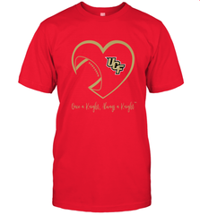 UCF Knights Football Inside Heart  Team  Apparel Men's T-Shirt Men's T-Shirt - skytshirtshop
