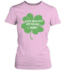 When Irish eyes are smiling Run Lucky St Patricks Day Shirt Women's T-Shirt Women's T-Shirt - skytshirtshop