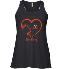 Virginia Cavaliers Football Inside Heart  Team Women's Racerback Tank Women's Racerback Tank - skytshirtshop