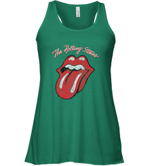 Mens The Rolling Stones Script Tongue Logo Women's Racerback Tank Women's Racerback Tank - skytshirtshop