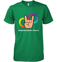 Neurodiversity Rocks Shirt Brain Autism Awareness Men's Premium T-Shirt Men's Premium T-Shirt - skytshirtshop