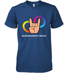 Neurodiversity Rocks Shirt Brain Autism Awareness Men's Premium T-Shirt Men's Premium T-Shirt - skytshirtshop