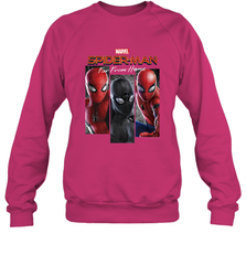 Marvel Spider Man Far From Home Suit Panel Logo Crewneck Sweatshirt Crewneck Sweatshirt - skytshirtshop