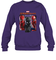Marvel Spider Man Far From Home Suit Panel Logo Crewneck Sweatshirt Crewneck Sweatshirt - skytshirtshop