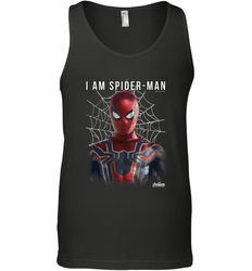 Marvel Infinity War I Am Spider Man Web Graphic Men's Tank Top