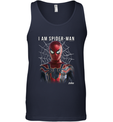 Marvel Infinity War I Am Spider Man Web Graphic Men's Tank Top