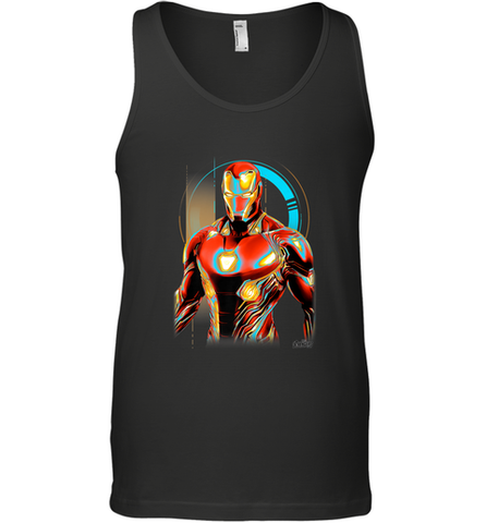 Marvel Infinity War Iron Man Digital Pose Men's Tank Top Men's Tank Top / Black / XS Men's Tank Top - skytshirtshop