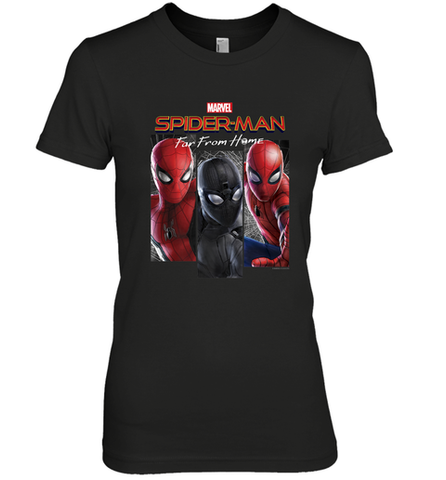 Marvel Spider Man Far From Home Suit Panel Logo Women's Premium T-Shirt Women's Premium T-Shirt / Black / XS Women's Premium T-Shirt - skytshirtshop