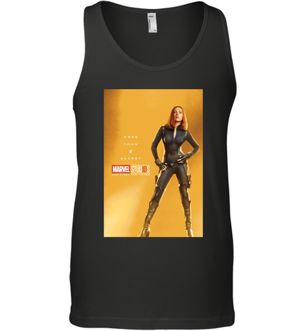 Marvel Studios 10 Years Black Widow Poster Men's Tank Top Men's Tank Top / Black / XS Men's Tank Top - skytshirtshop
