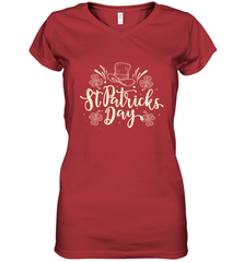 St Patricks Day Shirt Women's V-Neck T-Shirt Women's V-Neck T-Shirt - skytshirtshop